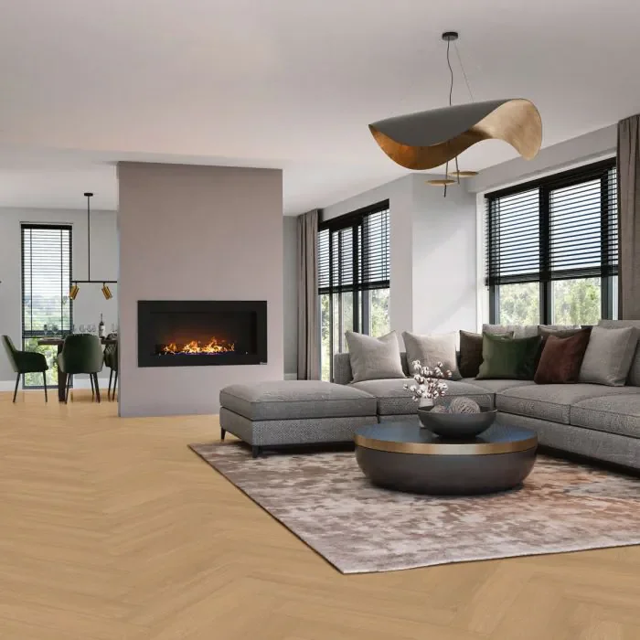 Flitsaanbieding VivaFloors Visgraat Bordeaux Eiken LV8545