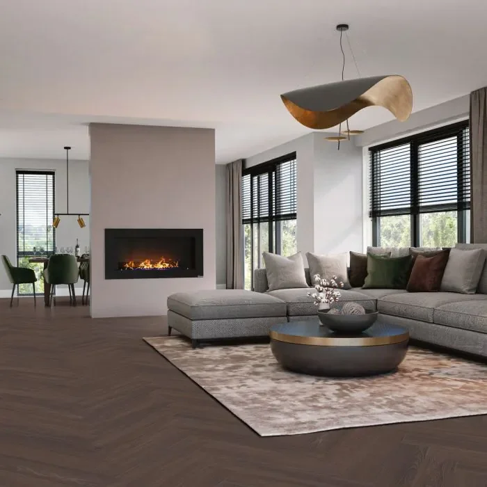 Superprijs VivaFloors Visgraat Bordeaux Eiken LV8560