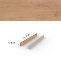 Tijdelijk Beschikbaar COREtec Stairs Box D Afdekkappen 804 Lumber
