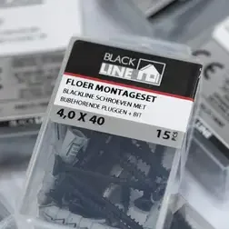 FLOER Akupanel Montageset Zwart Beste Prijs