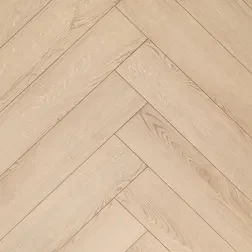 Must-Have FLOER Hybride laminaat Visgraat FLR-1601 Creme Eiken