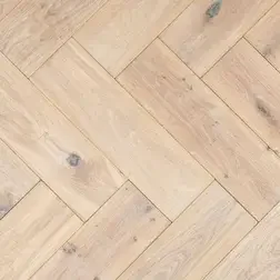 Nu Kopen Floer Walvisgraat Parket Eiken Noestvrij Verouderd Wit Geolied 90x18 cm