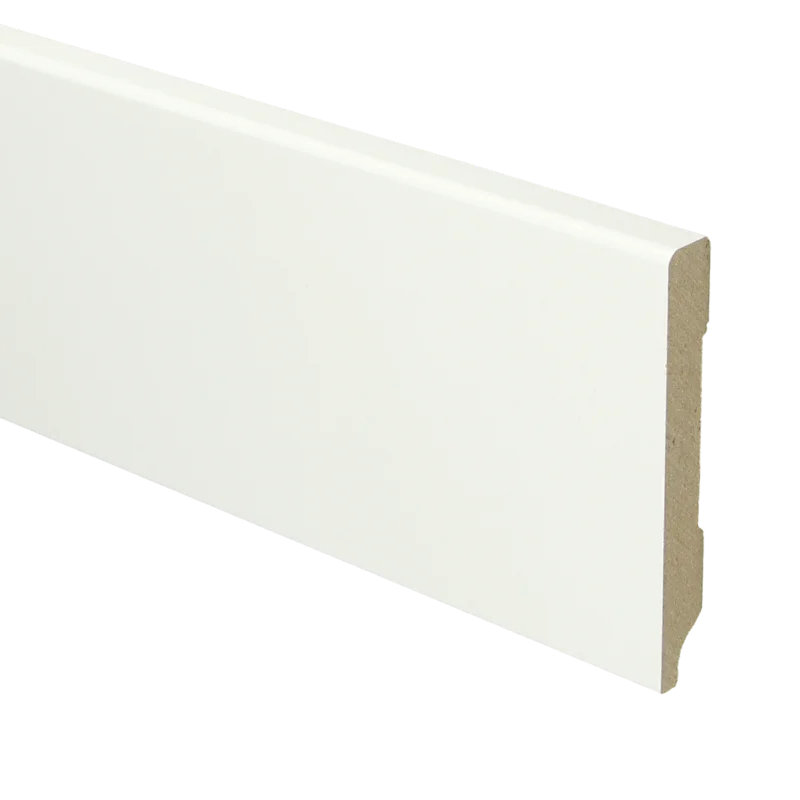 MDF Moderne Plint 90x12 RAL 9016 Verkeerswit 15949 Rechtstreeks Van De Fabrikant