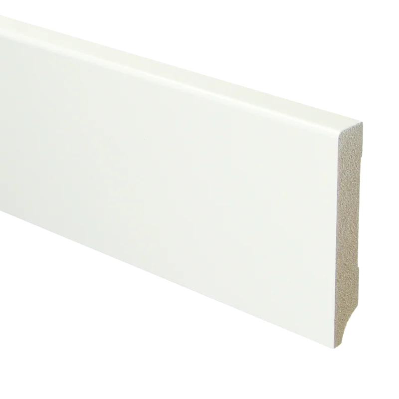 Meest Verkocht MDF Moderne Plint 90x15 RAL 9016 Verkeerswit 15952
