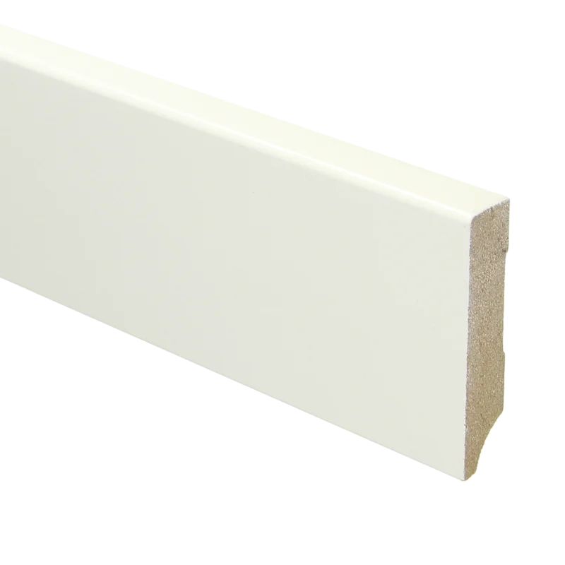 MDF Moderne Plint 70x15 RAL 9010 Zuiver Wit 16031 Betrouwbaar
