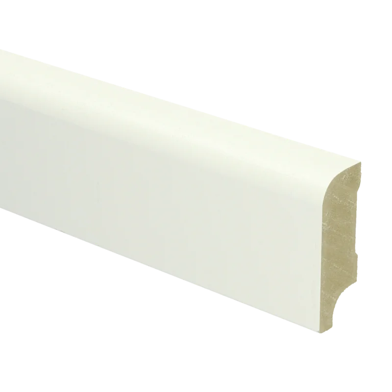 MDF Koloniale Plint 58x22 RAL 9010 Zuiver Wit 16013 Superprijs