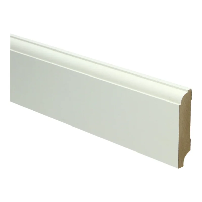 MDF Eigentijdse Plint 70x15 RAL 9010 Zuiver Wit 16015 Koop Vandaag