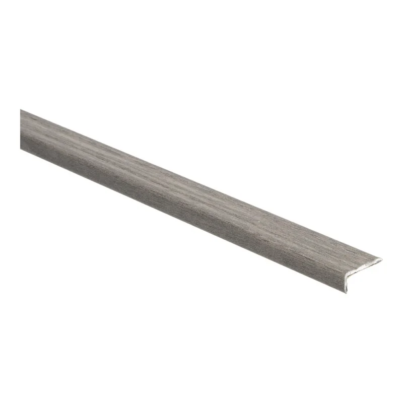 Veilige Betaling Hoeklijnprofiel 10 mm Grijze Teak 63099
