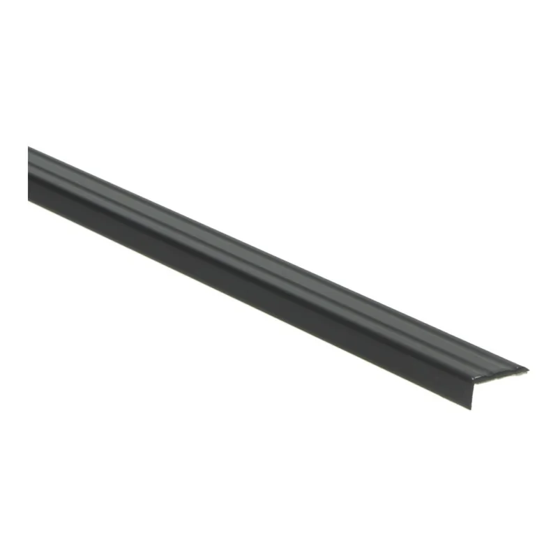 Merkproduct Hoeklijnprofiel 10 mm 1m Zwart 69104