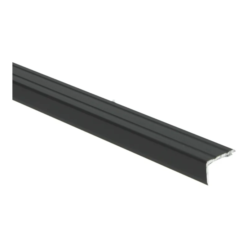 Hoeklijnprofiel 17 mm 1m Zwart 69304 Veilige Betaling