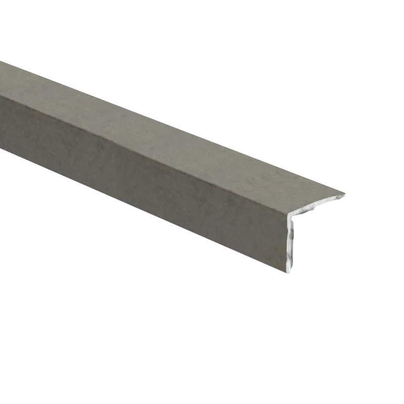 Exclusieve Aanbieding Duo-hoeklijnprofiel Beton Gepolijst Donker 67093