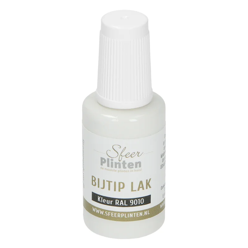 Laatste Kans Sfeerplinten bij-tip-lak RAL 9010 - 20 ml