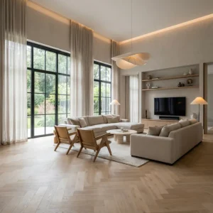 Op = Op Luxury Floors Visgraat XL Leidzen Dam Eik