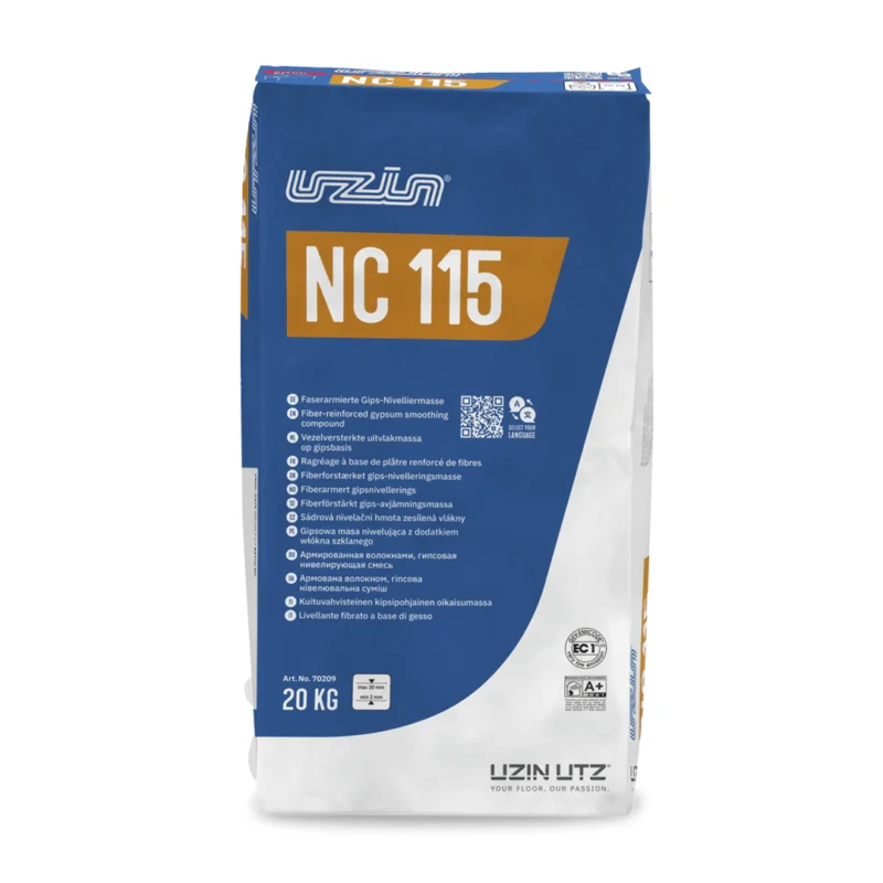 Rechtstreeks Van De Fabrikant Uzin NC 115 Vezelversterkte gipsegalisatie 20kg