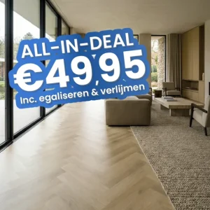 Snelle Levering Luxury Floors Visgraat XL Adelaide Oak 4183HE Plak PVC