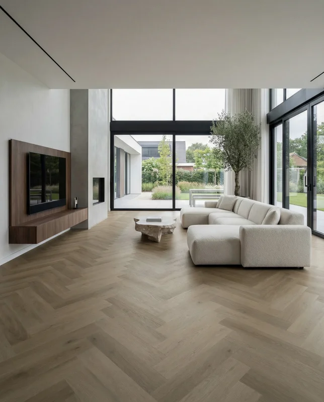 Beperkte Voorraad Luxury Floors Visgraat XL Albury Oak 4180H Klik PVC
