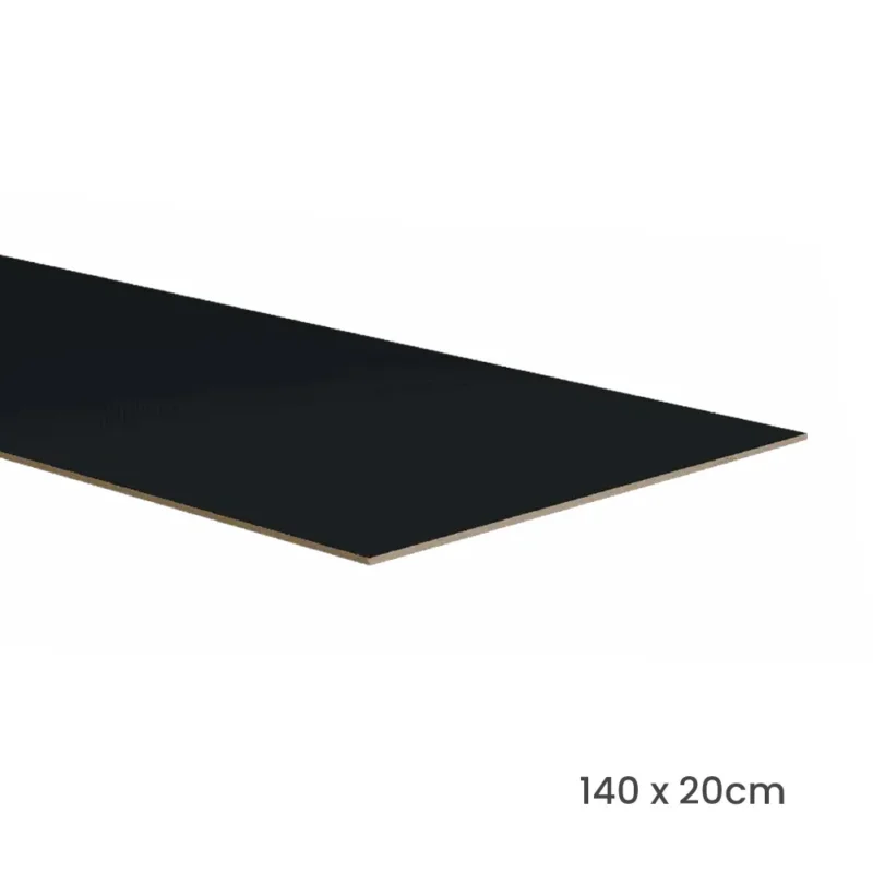 Direct Verzonden Stootbord 136x40 cm Zwart