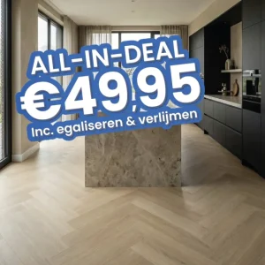 Uitverkoop Luxury Floors Visgraat XL Modern Desert Eik 2602