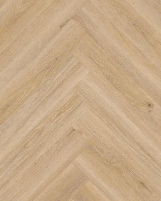 Warme visgraat PVC vloer met gouden eiken uitstraling Alleen Vandaag