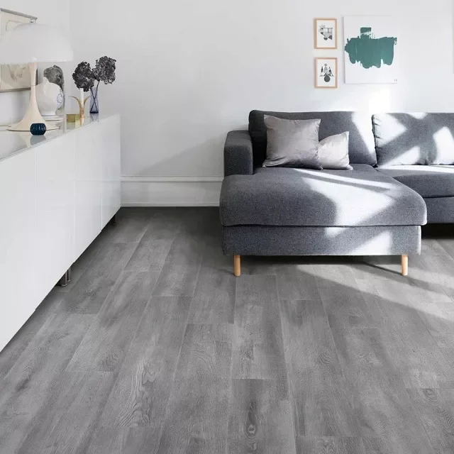 Tijdelijk Beschikbaar Stech Klik PVC vloer 1220,2x228x5mm 0,55 Grey Bleeched Oak