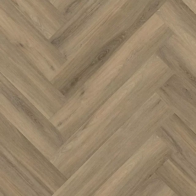 Ambiant Spigato visgraat Avanto light brown klik pvc 600x150x7mm 0,55 (met geïntegreerde ondervloer 10DB) Actieprijs