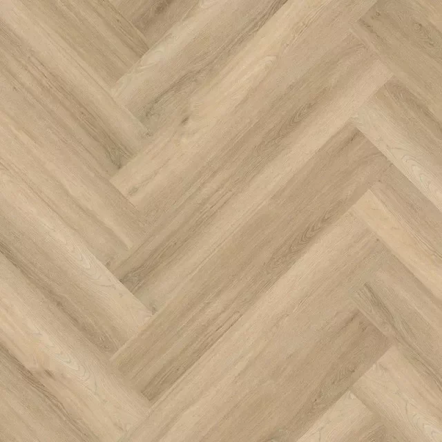 Weekendaanbieding Floorlife Yup Herringbone Paddington beige klik pvc 600x150x7mm 0,55 (met geïntegreerde ondervloer 10DB)