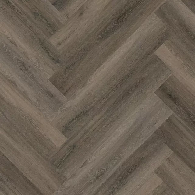 Ambiant Spigato visgraat Avanto dark grey klik pvc 600x150x7mm 0,55 (met geïntegreerde ondervloer 10DB) Bestseller