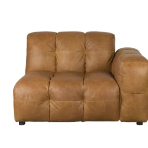 Sofa Element Hackman With Arm Right Leather Cognac Must-Have