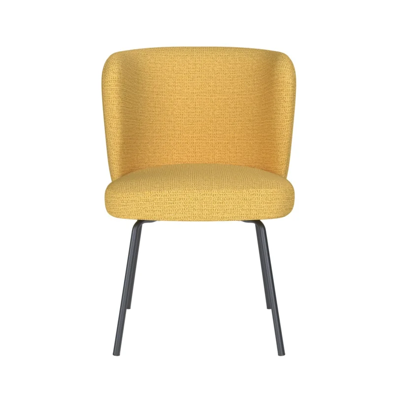 Veilige Betaling Chair Stan Ochre 4 Metal Legs