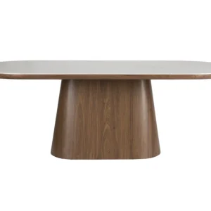 Koop Online Dining Table Almira Oval 200 Walnut