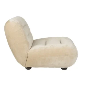 Lounge Chair Wyatt Velours Beige Voordeelprijs