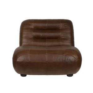 Lounge Chair Wyatt Wax Leather Chocolate Direct Verzonden