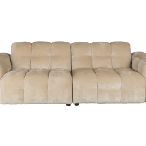Sofa Hackman 3-Seater Velours Beige Merkproduct