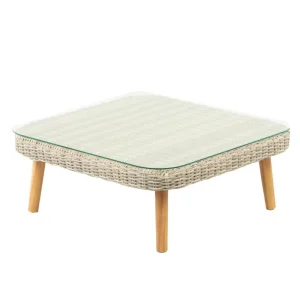 Mira Lounge hoektafel - Gemengde witte en natuurlijke afwerking Koop Vandaag