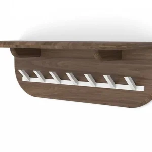 Hoge Kwaliteit Aruba kapstok 60 met hoedenplank en 7 haken