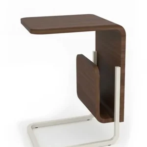 Koop Vandaag Belize laptoptafel met houten tijdschriftenhouder