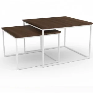 Jamaica salontafel, vierkant, set van 2 Populair