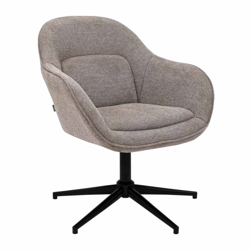 Populair Kick draaifauteuil Lux - Taupe