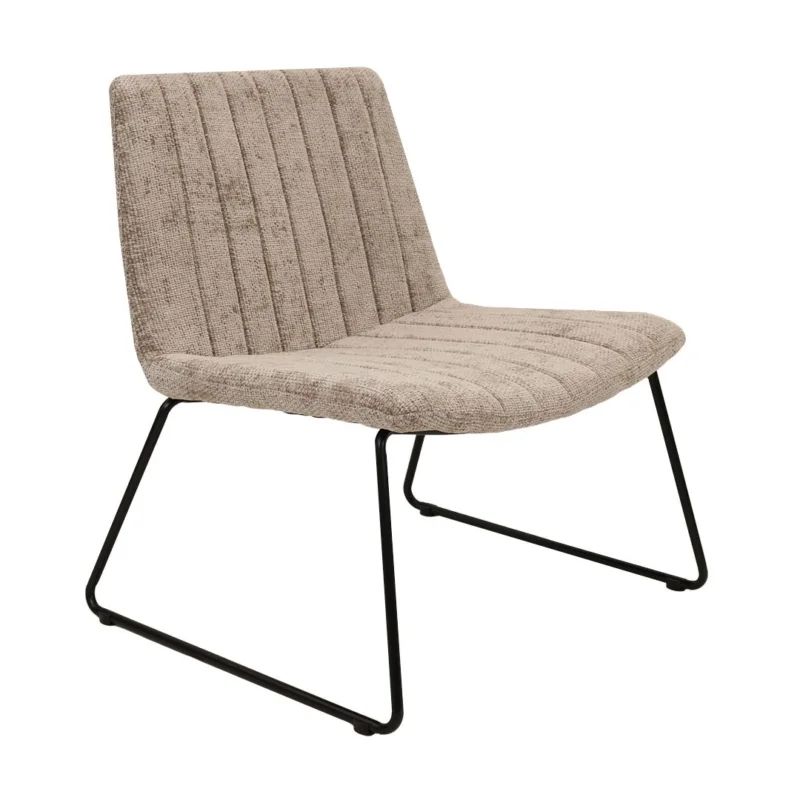Kick armstoel James - Champagne Korting