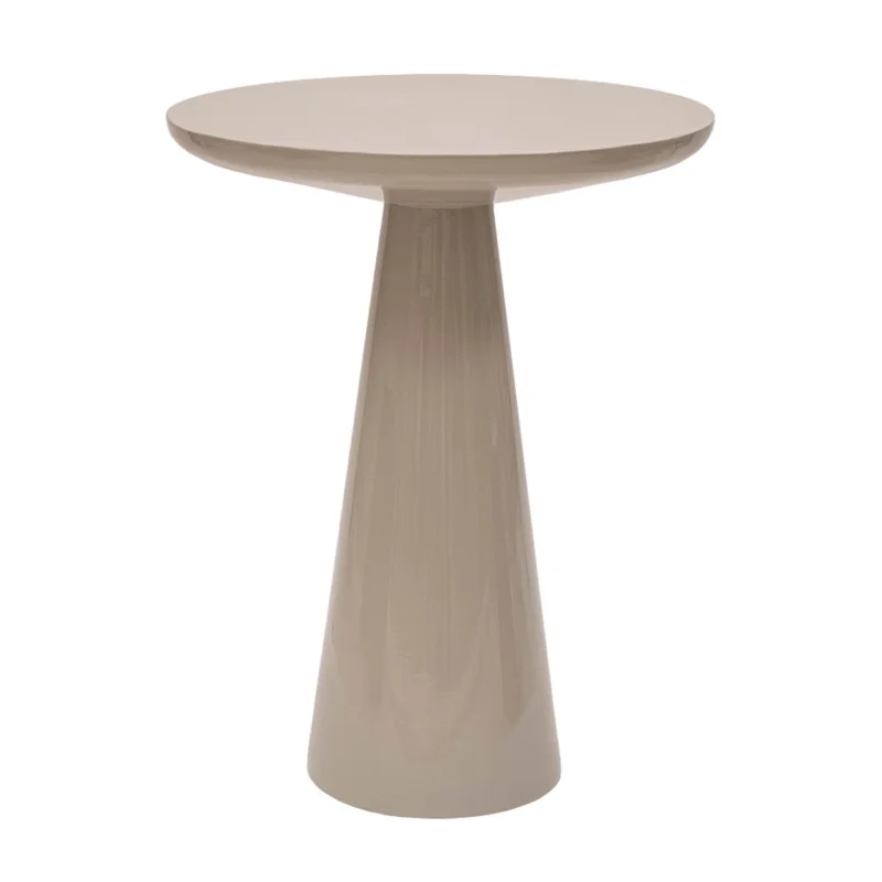 Speciale Aanbieding Kick bijzettafel Lea hoog - Beige