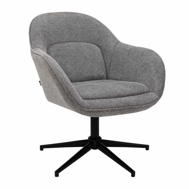 Kick draaifauteuil Lux - Donkergrijs Laatste Kans