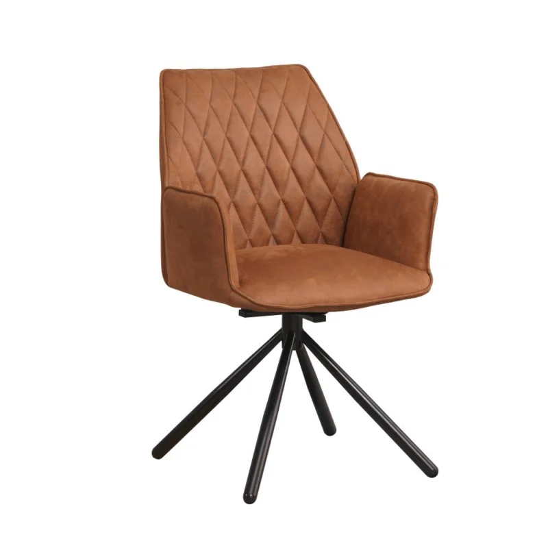 Stoel Donny cognac Dagaanbieding