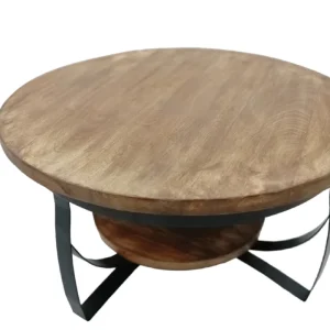 Salontafel Ocala hout 90 cm Finale Uitverkoop
