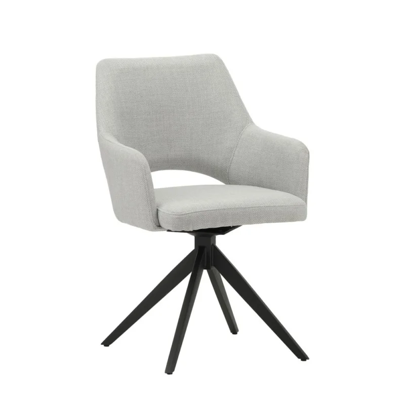 Stoel Asher lichtgrijs Exclusieve Aanbieding