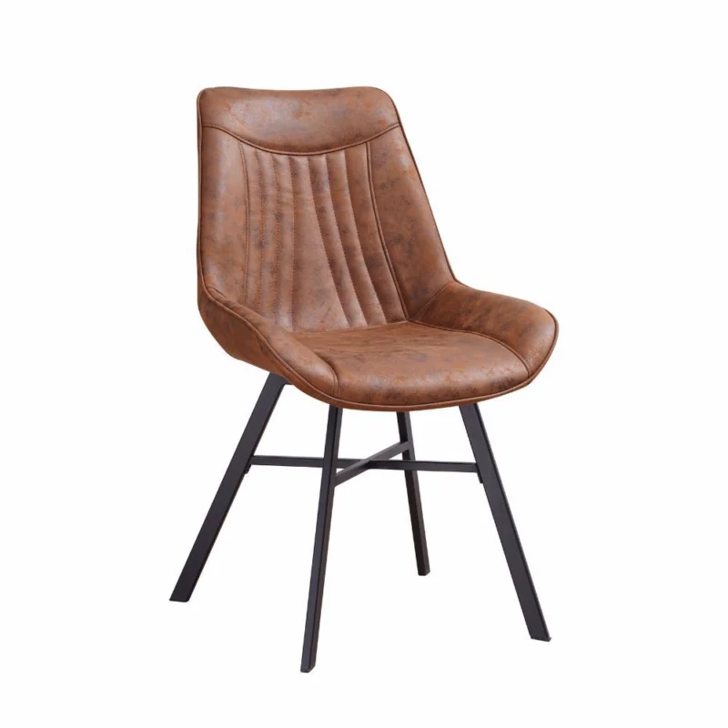Stoel Samuel cognac eco Uitverkoop