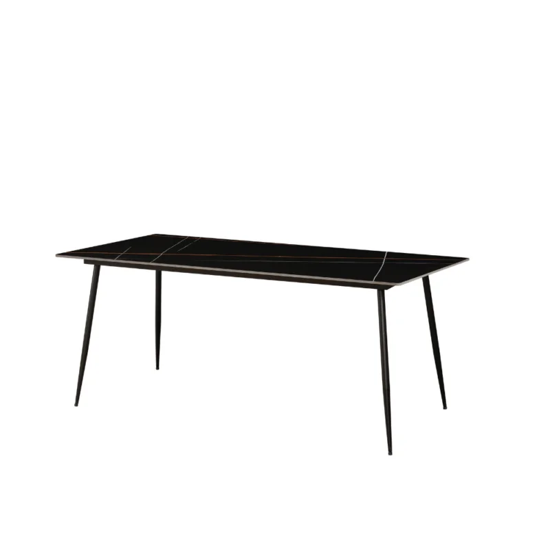 Laatste Versie Eettafel Teun 170x90 zwart