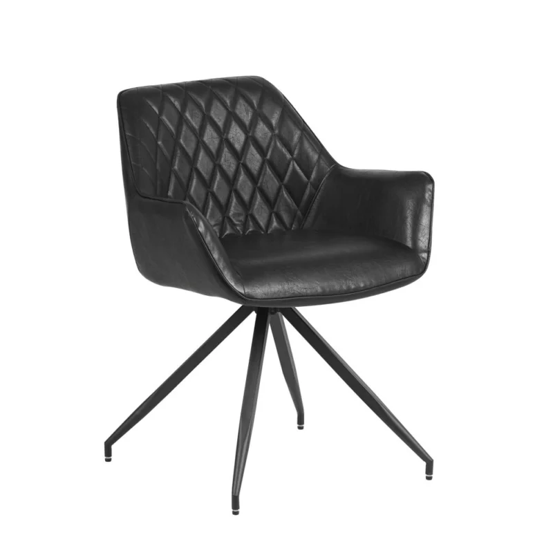 Stoel Gabi zwart Flitsaanbieding