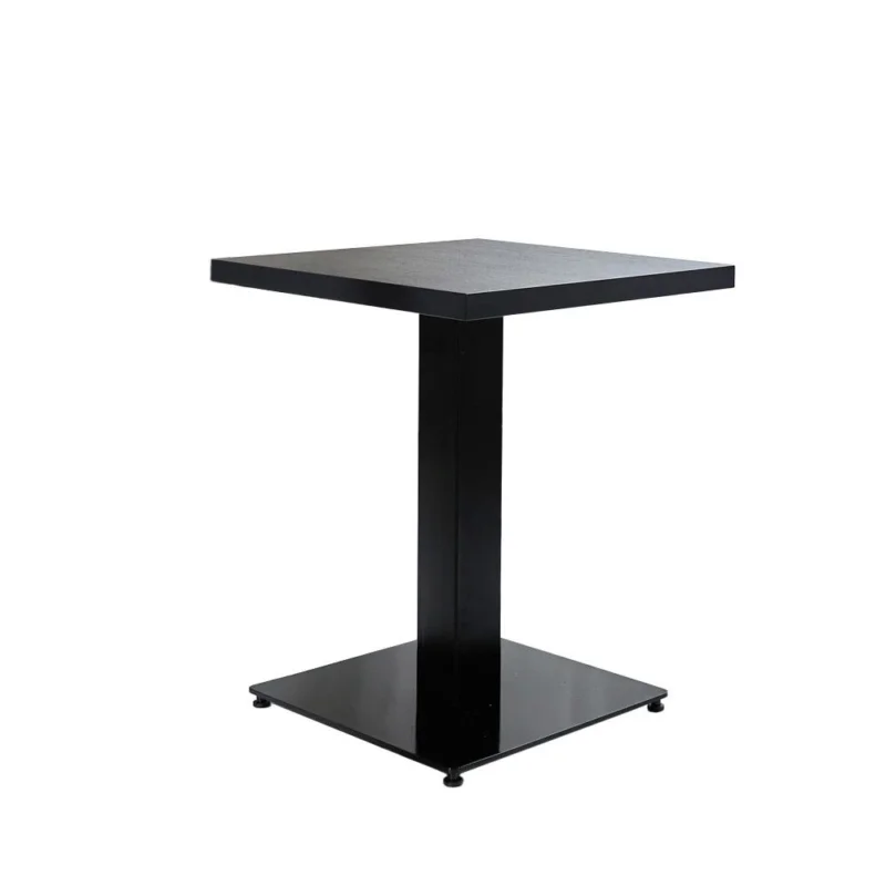 Snelle Levering Bistro 70x70 vierkant zwart blad