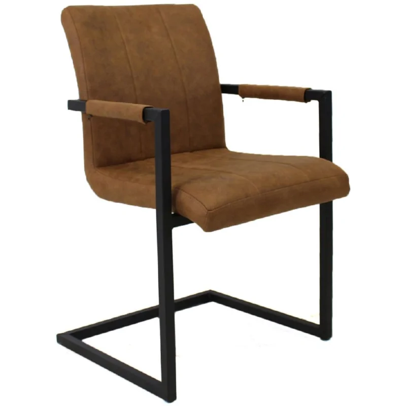 Stoel Brandon cognac Laatste Versie
