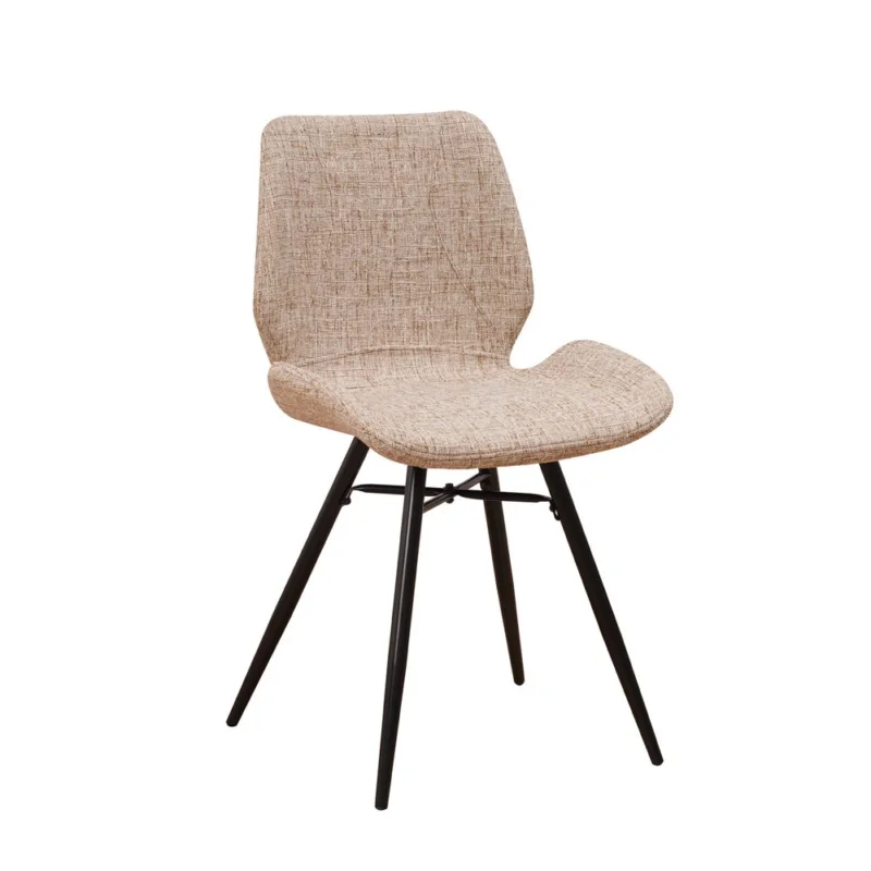 Stoel Barron beige chenille Voordeelprijs
